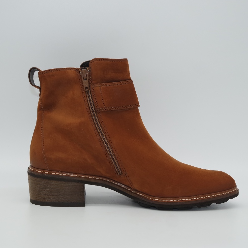 Paul Green Diego Cognac Nubuck Boots Size US 8  UK 5.5 - Picture 8 of 10